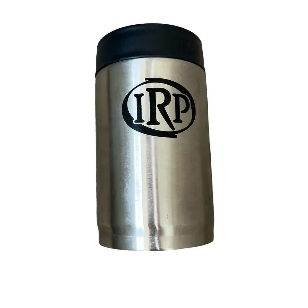 Grizzly Grip Can Cooler metal screw on cap top beer Soda holder keep cold IRP